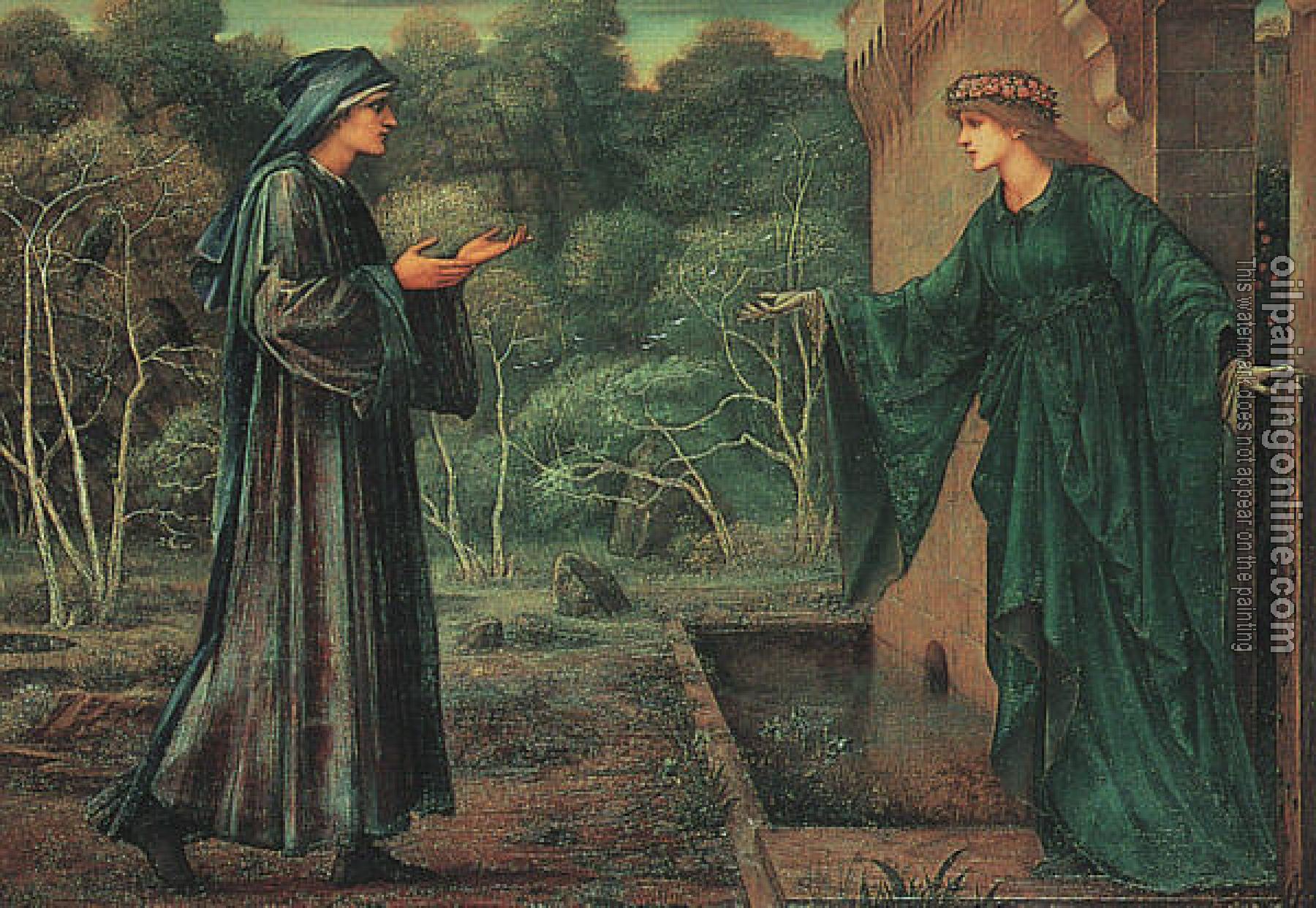 Burne-Jones, Sir Edward Coley - Pilgrim at the Gate of Idleness